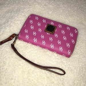 pink wristlet